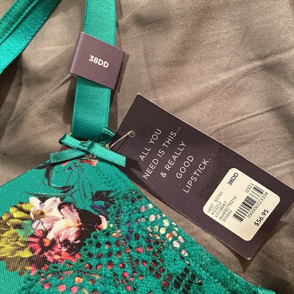 Cacique Seriously Sexy Boost Plunge front closure bra 38DD - Picture 2 of 9